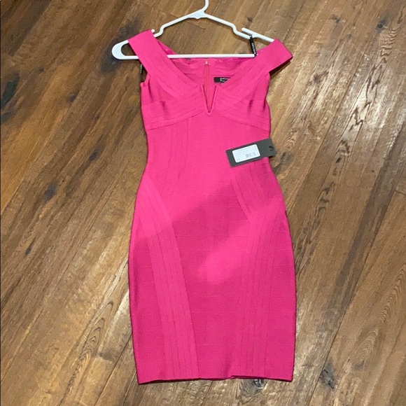 Pink Tight/Fitted Marciano Dress - Picture 1 of 3